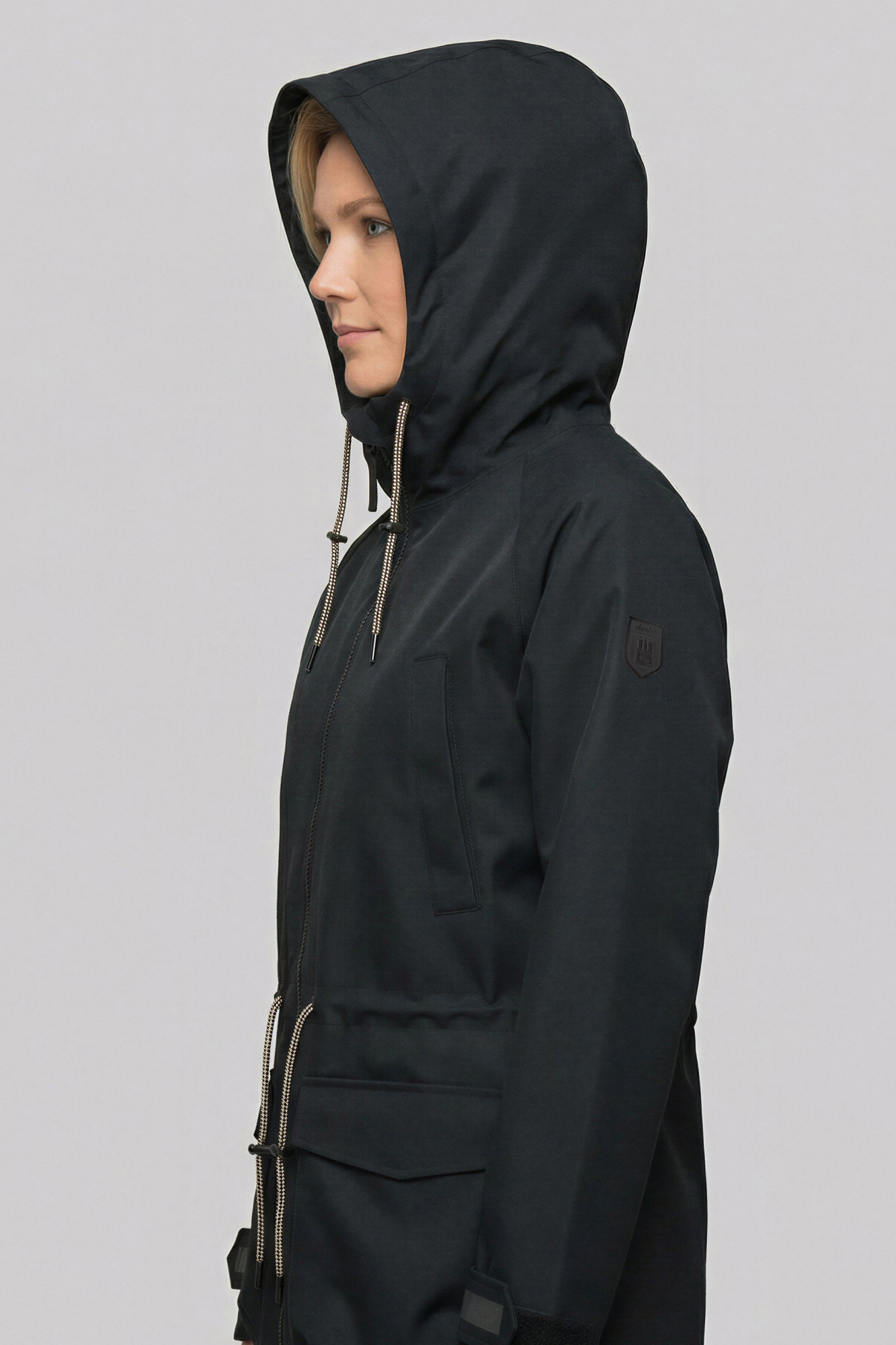 Derbe Winter Regenjacke Phoebholm Dog Damen Schwarz Hundejacke