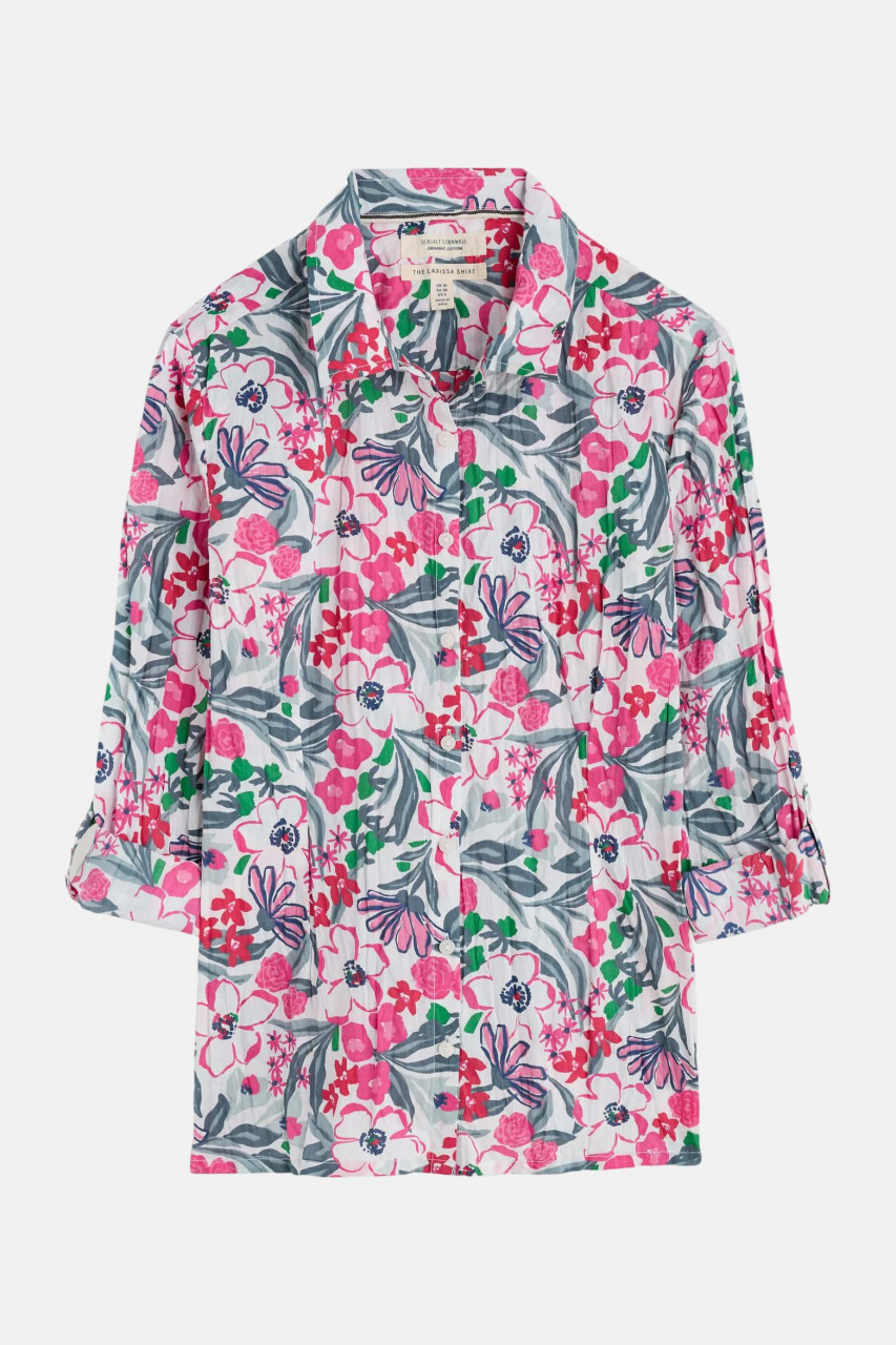Seasalt Bluse Larissa Damen Pink Blumen Tulip