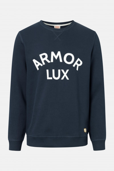Armor Lux Herren Pullover Marine Deep Dunkelblau GOTS