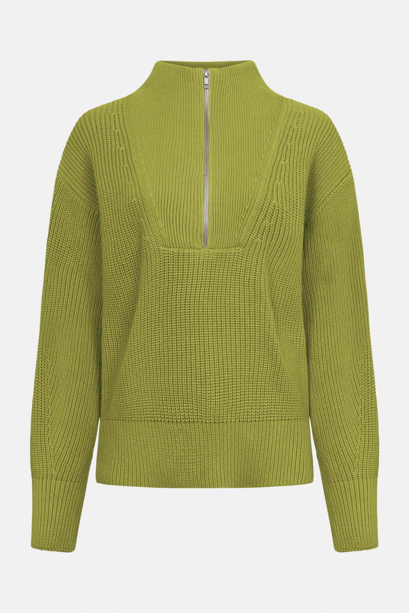 MELA Troyer KIMAYA Damen Grün Pullover Baumwolle GOTS Organic