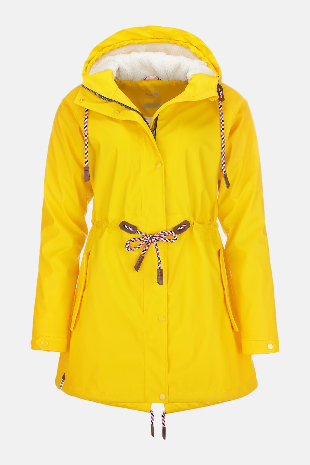 Friesennerz Otto Regenmantel Damen Gelb GefÃ¼ttert Gelbe