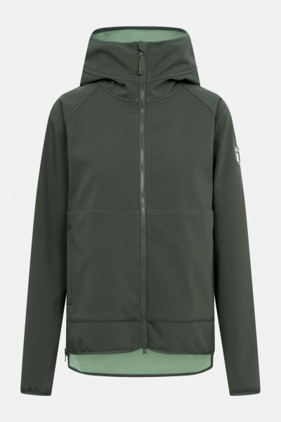 Derbe Softshelljacke Peutby Damen Dunkelgrün