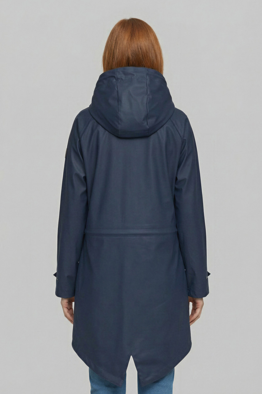 Damen Regenjacke - Model-Foto - Rückseite