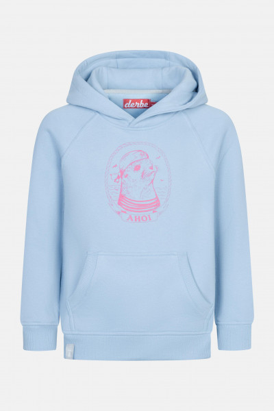 Derbe Matrosenrobbe Kinder Hoodie Kapuzenpullover Hell Blau Forget Me Not Nachhaltig Derbe Matrosenrobbe Kinder Hoodie Kapuzenpullover Hell Blau Forget Me Not Nachhaltig