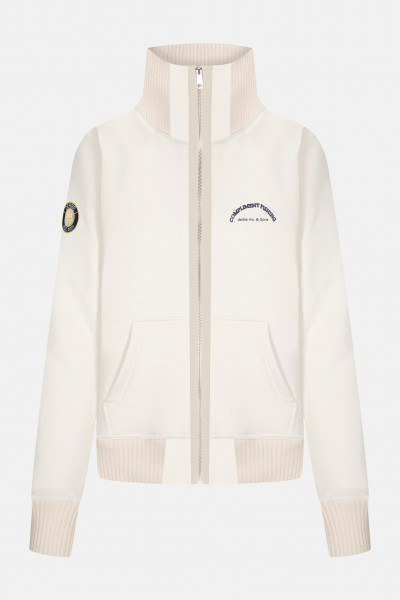 Derbe Compliment Fishing Damen Sweatjacke Tofu Beige Derbe Compliment Fishing Damen Sweatjacke Tofu Beige
