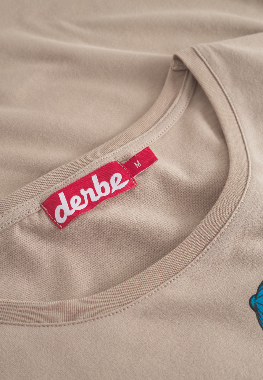 Derbe T-Shirt Sturmmöwin Damen Beige GOTS Organic