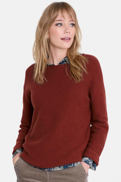 Seasalt Cornwall Fruity Jumper Damen Pullover Burgundy Rot Seasalt Cornwall Fruity Jumper Damen Pullover Burgundy Rot